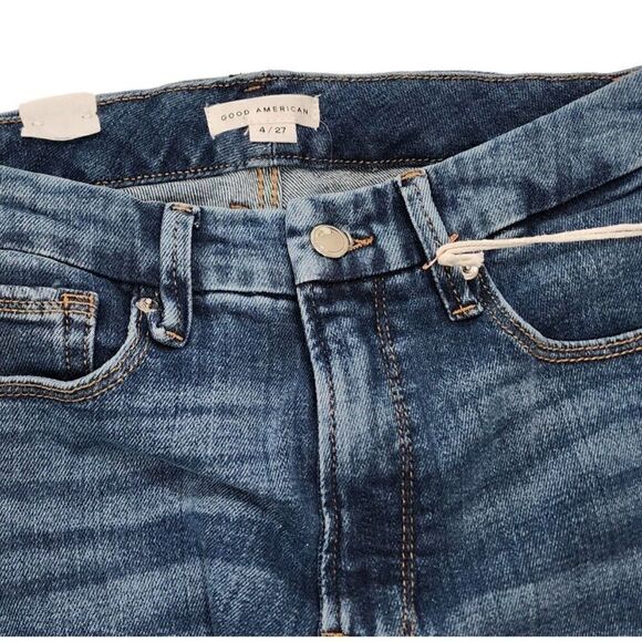 GOOD AMERICAN Size 4/27 - Good Waist High Rise Crop Skinny Jeans - Picture 11 of 11